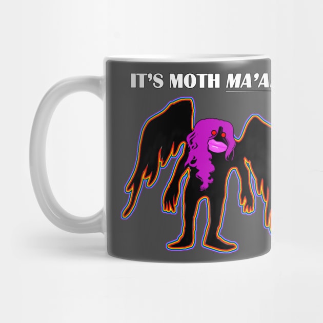 Mothman - It's Moth Ma'am - cryptid social justice warrior sjw cryptozoology by AltrusianGrace